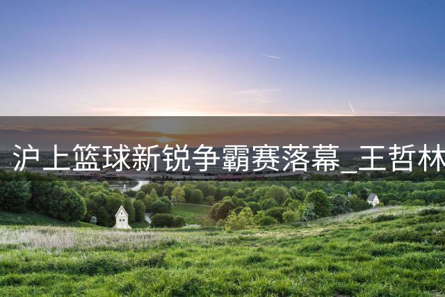 沪上篮球新锐争霸赛落幕 王哲林张镇麟现场助阵